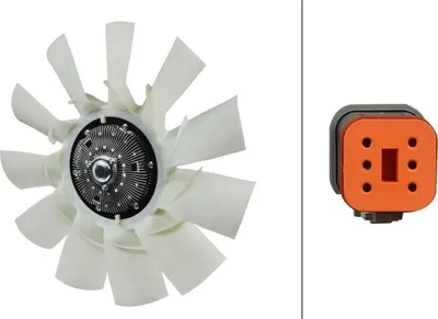 Produktbild von Lüfter Motorkühlung 24 V 6-polig HELLA IAM-Expertise passend für u.a. SCANIA S