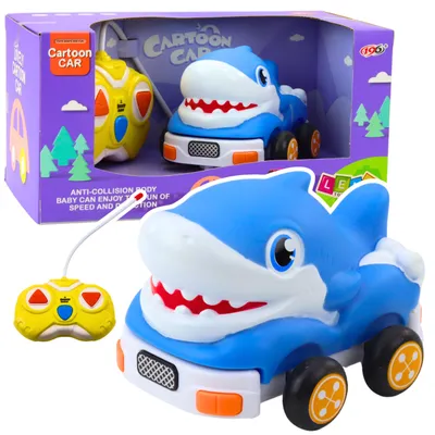 Obrázek produktu pro Auto Rc na dálkové ovládání pro batolata Blue Shark