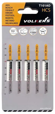 Obrázek produktu pro Volkers T101AO-5 Pilový list do přímočaré pily T-typ
