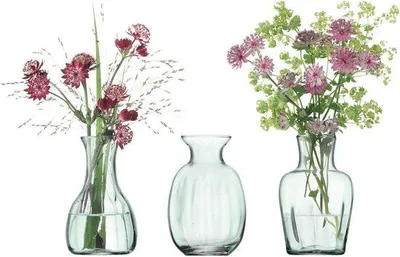 Produktbild von Famanu Dekorative Vase 7,5 x 7,5 x 11 cm - Handgefertigtes Glas