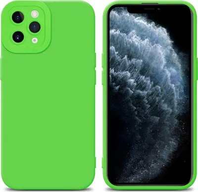 Produktbild von Cadorabo Hülle für Apple iPhone 11 PRO MAX Schutz Hülle in Grün TPU Silikon Etui Case Handyhülle