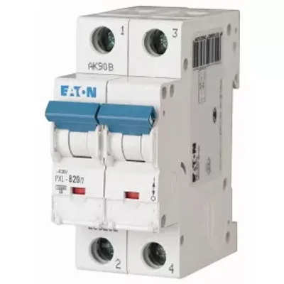 Produktbild von Eaton Leitungsschutzschalter, 20 A, 2p, Charakteristik: B 236232