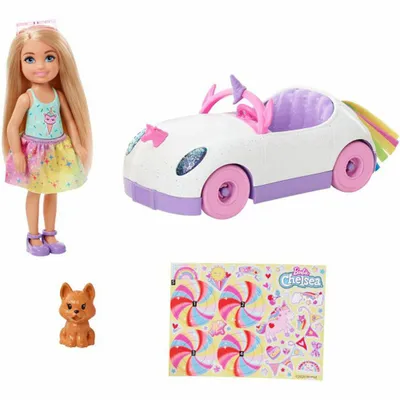 Image de MATTEL BRB Chelsea Licorne Voiture 0