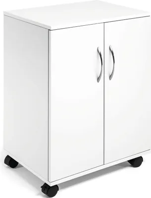 Obrázek produktu pro DURABLE Multifunk?ní pojízdný stolek TROLLEY 74/53 uzavíratelný, bílá, 311502