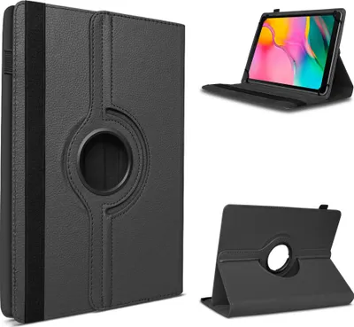 Produktbild von Tablet Tasche für Samsung Galaxy Tab A 10.1 2019 Hülle Schutzhülle 360° DrehbarFarben:Schwarz