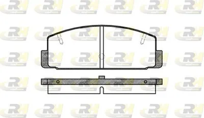 Produktbild von ROADHOUSE Bremsbeläge Satz Hinten Bremsklötze für MAZDA 6 Kombi (GH) 2179.20