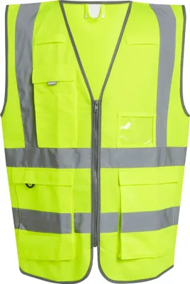 Imagen del producto de Chaleco de alta visibilidad "Pro Executive" para hombre, marca Regatta, modelo RG10717 (talla XXL), color amarillo