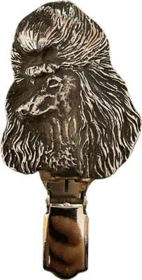 Immagine prodotto di Pudl - spilla con clip, porta numero di gara, spilla d'argento per esposizioni canine del marchio Art-Dog