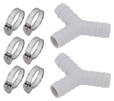 Y-Verteiler-Set 2 Stück für Ablaufschläuche 16-20 mm