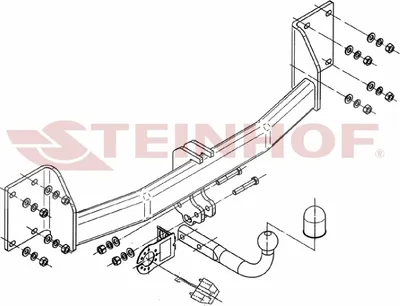 Produktbild von Z546096 Anhängerkupplung passend für BMW X6 2008-2014 starr