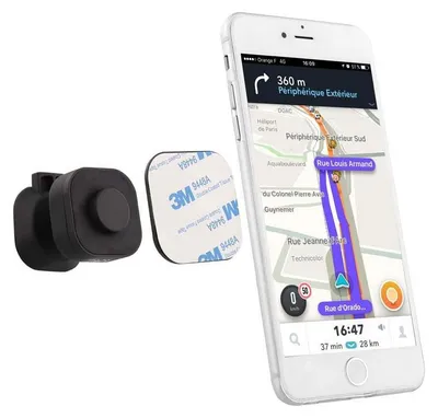 Obrázok produktu pre T'nB UMCLIPCAR, Mobilný telefón / smartfón, Pasívny držiak, Auto, Čierna