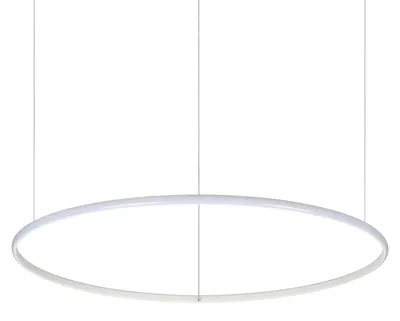 Produktbild von Hängeleuchte Modern Hulahoop Aluminium-Kunststoff Weiß 1 Licht 41W 3000K D81Cm