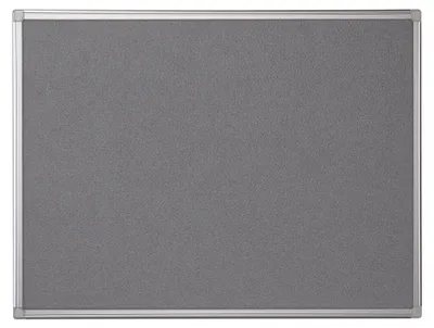 Produktbild von Bi-office Pinnwand Maya FA0342170 Aluminiumrahmen Filz 90x60cm grau