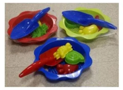 Produktbild von Sandsieb Set mit Schaufel und 4 Sandformen
