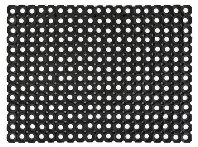 Imagen del producto de Alfombrilla de goma para interiores y exteriores, 60 x 80 cm