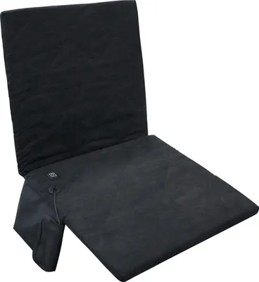 Produktbild von Camping Sitzkissen, Schwarz Winter Isolierend, Mit Rückenlehne & Heizfunktion, Tragbar & Wärmend, Für Outdoor & Zelt