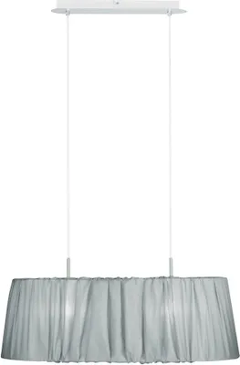 Image de Rabalux 5458 Suspensions Pixie E27 2x MAX 60 Métal et textile blanc