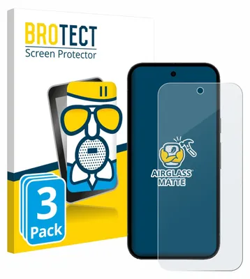 Produktbild von 3x BROTECT Entspiegelungs Schutzglas für Google Pixel 10a (case-friendly) Schutzfolie Panzer Folie Glas Display Schutz matt