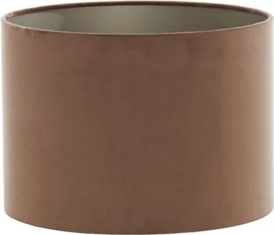 Produktbild von Light & Living - lampenschirm - Velours - braun - textil - Ø 30cm - E27 - 2230774
