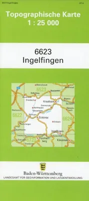 Obrázok produktu pre Ingelfingen 1 : 25 000