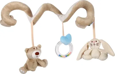 Image de 1Pc Baby Spiral Activity Crib Bed Stroller Animanl Rabbit Bear Hanging Rattle Toys Hot