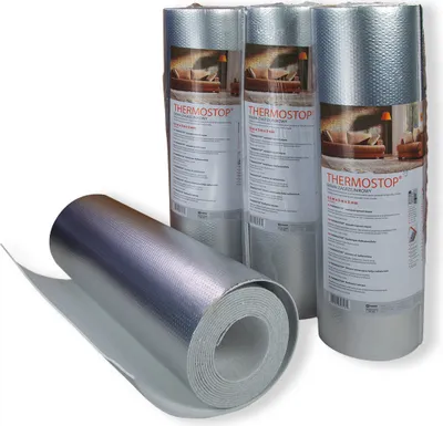 Produktbild von Heizkörper Reflexionstapeten aus Styropor - Heizung Wärmedämmung - Verschiedene Stärken (5QM Thermo-Stop 3) Heizkörpernische Isolierung 3mm