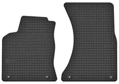 Zdjęcie produktu dla Dywaniki gumowe przednie do Audi Q5 I 2008-2017 (SUV) – 2 szt., czarne, dopasowane – Wielganizator SolidTread