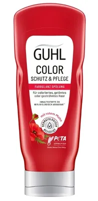 Produktbild von Guhl Color Schutz und Pflege Farbglanz Spülung mit rotem Mohn 200ml