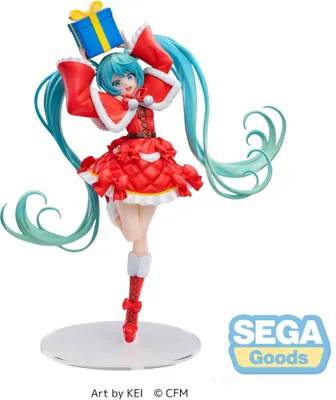 Immagine prodotto di Vocaloid - Statuetta Hatsune Miku Christmas 2024 Luminasta - Sega