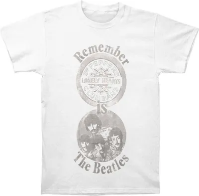 Obrázok produktu pre The Beatles - Tričko "Remember" pre mužov/dámy Uni RO1117 (S) (White)