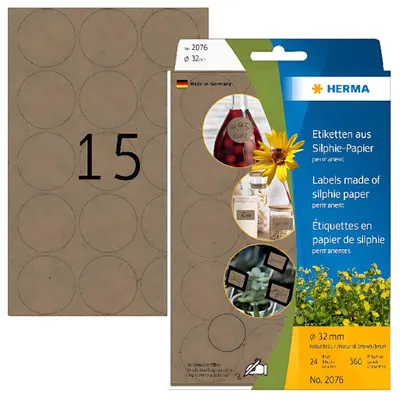 Produktbild von HERMA Büropackung Vielzwecketiketten Silphie 32mm