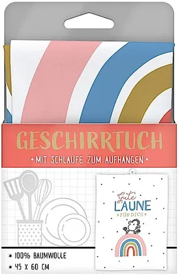 Produktbild von Sheepworld 47091 Geschirrtuch Gute Laune