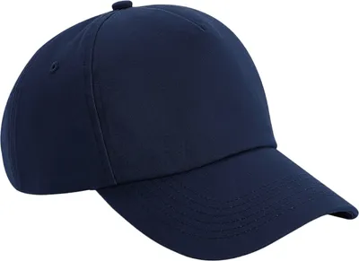 Produktbild von Beechfield Baseballkappe mit 5 Paneelen PC3606 (Einheitsgröße) (Marineblau)