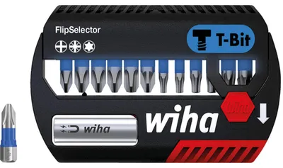 Immagine prodotto di Wiha SB 7947T-906 FlipSelector T-Bit 25 mm Phillips, Pozidriv, TORX® 13 pezzi 1/4" ( 41824 )