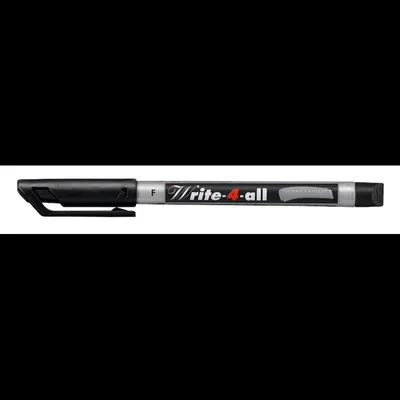 Zdjęcie produktu dla STABILO Write-4-all, Czarny, Czarny, Srebrny, Drobny, 0,7 mm, Ceramika, Folia, Szkło, Metal, Plastik, 15 mm