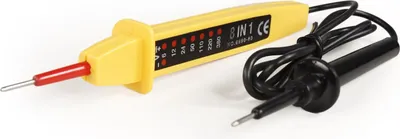 Produktbild von Spannungsprüfer McPower, 0-500V, LEDs für 6V\12/24/50V=, 110/220/400V