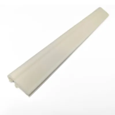 Produktbild von Sichtschutzstreifen zaun|zu Klemmschiene PREMIUM-Clip Zaunblende Doppelstabzaun Weiß 1er Pack