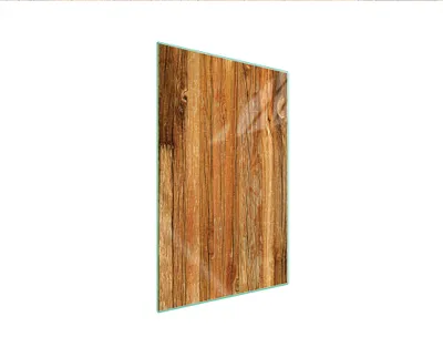 Produktbild von Herdabdeckplatte 35x52 Glaskeramikkochfeld Abdeckung Spritzschutz Glasplatte Deko Schneidebrett Holz Braun