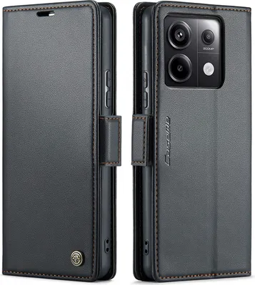 Produktbild von Xiaomi Redmi Note 13 Pro 5G Hülle, Leder Brieftasche Kartenfach Schutzhülle mit Standfunktion für Xiaomi Redmi Note 13 Pro 5G Schwarz