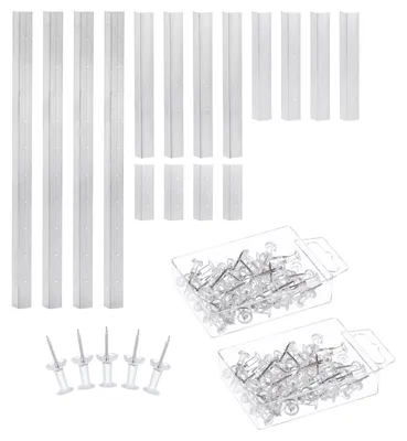 L-förmiges Layout-Blocksystem 4er-Set für Glasmalerei
