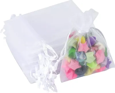 Productafbeelding van Famanu organzazakjes, 7 x 9 cm - 50 stuks - Ideaal voor bruiloften, snoepjes en sieraden