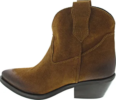 Produktbild von Lazamani Gigi Damen Wildleder Stiefeletten Cognac Größe 36