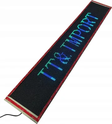 Produktbild von EDIBAZZAR | LED-Farbdisplay, für Auto, Melex, Bluetooth, USB, XXXL-Projekt
