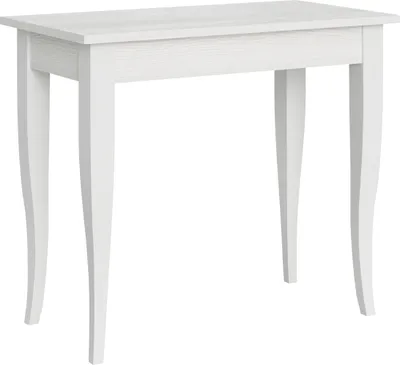Image de Console extensible 90x48/204 cm Sabola Small Frêne Blanc