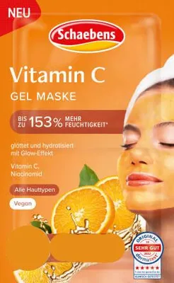 Image de Schaebens Vitamin C Gel Masque Contenu 2 x 5 ml