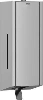 Obrázek produktu pro Dávkovač pěnového mýdla KWC AR, EXOS, nerezová ocel, povrchová montáž, 120x326x120 mm, přední strana ESG černá