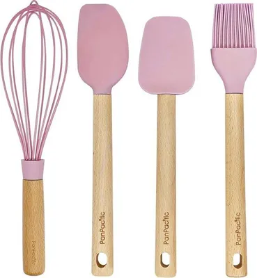 Obrázek produktu pro Sada silikonového příslušenství na pečení, 30 cm, růžová, nepřilnavá