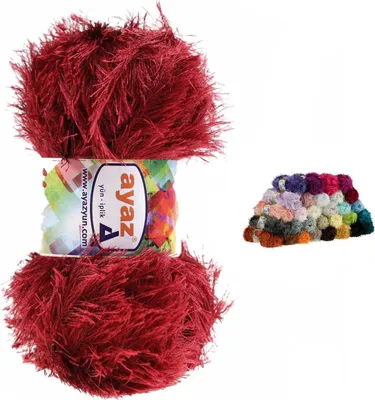 Produktbild von 100g Strickgarn Yumos Fransenstrickgarn Strickwolle Häkelgarn