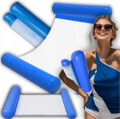 Image de Hamac matelas à eau pour nager dans la piscine, grande pompe