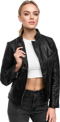 Produktbild von Tazzio Damen Lederjacke F514 (Schwarz, S)